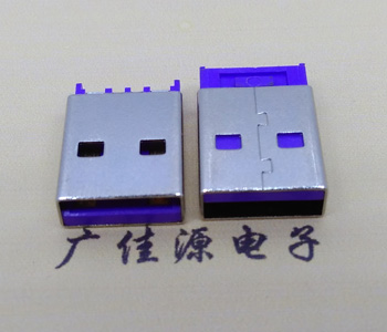 USB2.0 AM大电流一件式15U快充功能公头