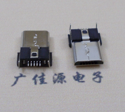 Micro USB反向地脚贴片公头