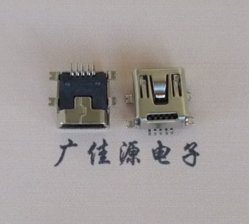 Mini USB接口全贴片母座