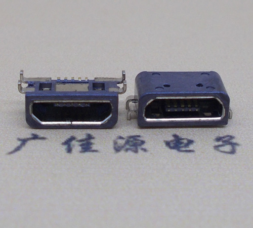 防水MICRO USB母座四脚插板
